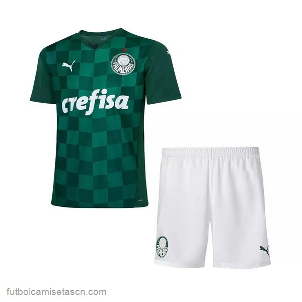 Camiseta Palmeiras 1ª Niño 2021/22 Verde